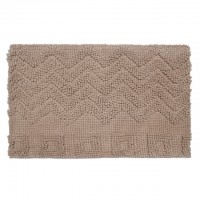 коврик для ванной OFELIS Зигзаг 53х86см бежевый