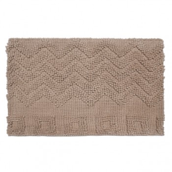 коврик для ванной OFELIS Зигзаг 53х86см бежевый