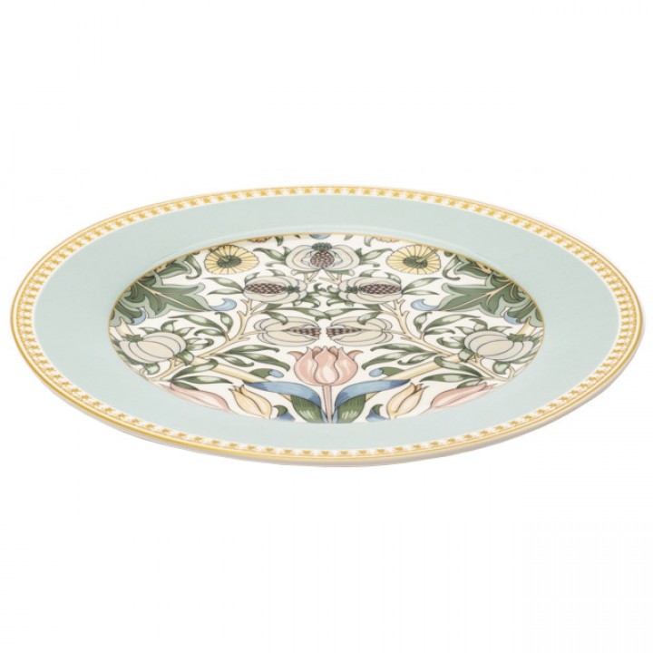 тарелка FIORETTA Flowers 19см десертная фарфор