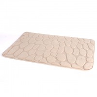 коврик для ванной OFELIS Камни 50х80см бежевый