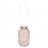 ваза KOOPMAN 10см стекло в ассортименте с металлической ручкой