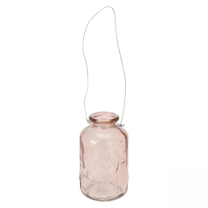 ваза KOOPMAN 10см стекло в ассортименте с металлической ручкой