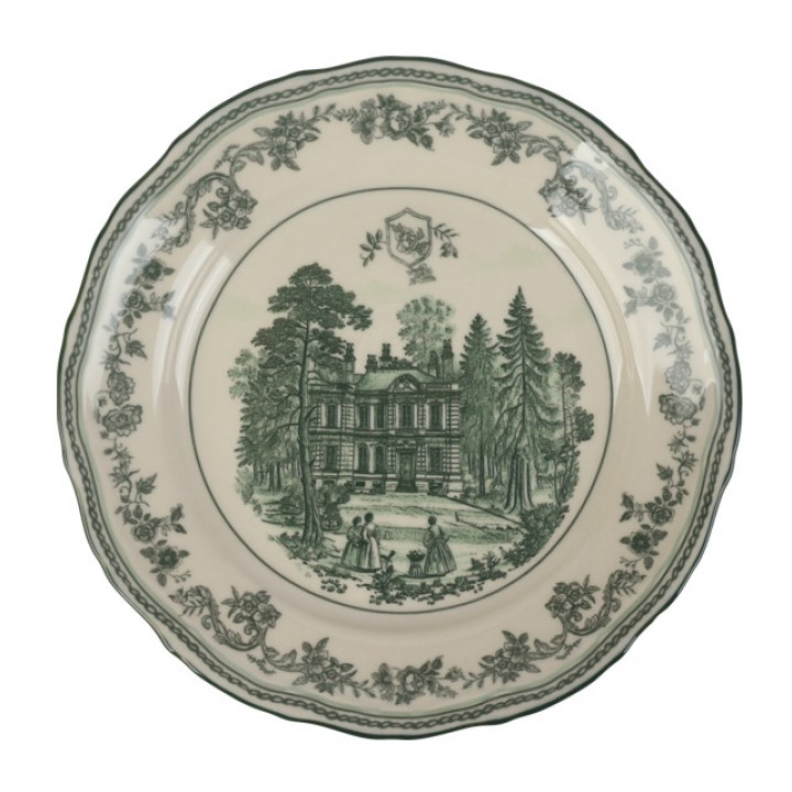 тарелка TODELIA Усадьба 19см десертная костяной фарфор