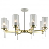 люстра потолочная ESCADA Legion 8х40Вт Е14 золото