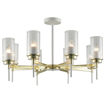 люстра потолочная ESCADA Legion 8х40Вт Е14 золото