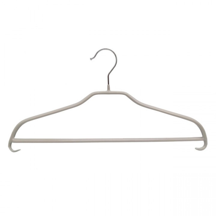 вешалка TODELIA 42см универсальная металл с покрытием ПВХ серый