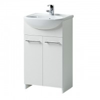 тумба без раковины напольная АКВАЛЬ Уют 50см белая