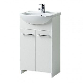 тумба без раковины напольная АКВАЛЬ Уют 50см белая