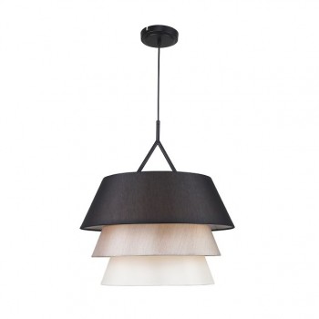 светильник подвесной ESCADA Variation 3х60Вт Е27 белый черный бежевый