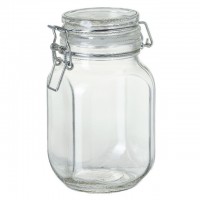 банка 0,90л стекло с фиксатором