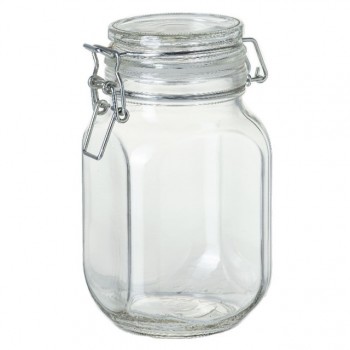банка 0,90л стекло с фиксатором