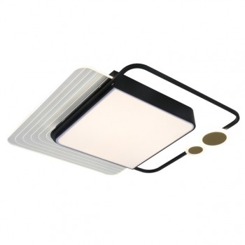 люстра потолочная ESCADA Meridian SG LED 75Вт черный золотой