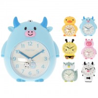 будильник детский KOOPMAN 145x120x190мм в ассортименте пластик