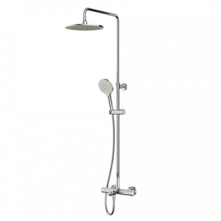 система душевая AM.PM Like набор 3 в 1: термостат, верх.душ, ручной душ, хром