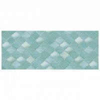 плитка настенная AZORI Calypso aquamarine 20,1х50,5 аквамарин