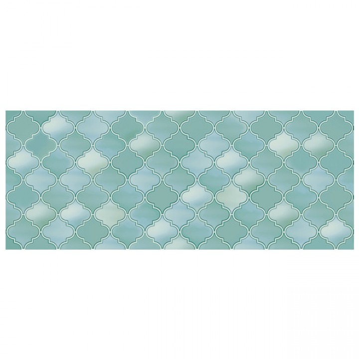 плитка настенная AZORI Calypso aquamarine 20,1х50,5 аквамарин