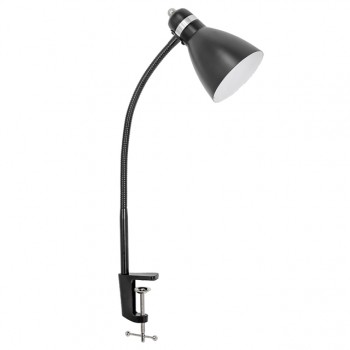 лампа настольная ULTRA LIGHT на струбцине 60Вт Е27 черная