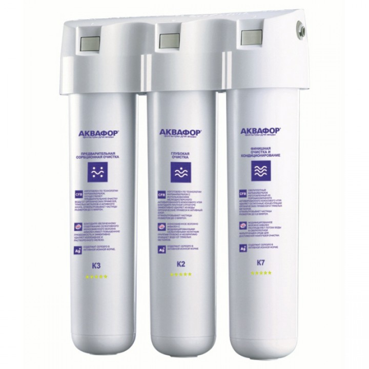 фильтр стационарный АКВАФОР Кристалл без крана для мягкой воды