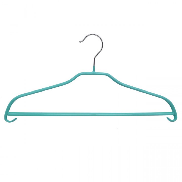 вешалка TODELIA 42см универсальная металл с покрытием ПВХ мятный