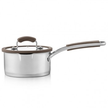 ковш ESPRADO Sense 1,5л 16см нерж.сталь стекл.крышка индукция