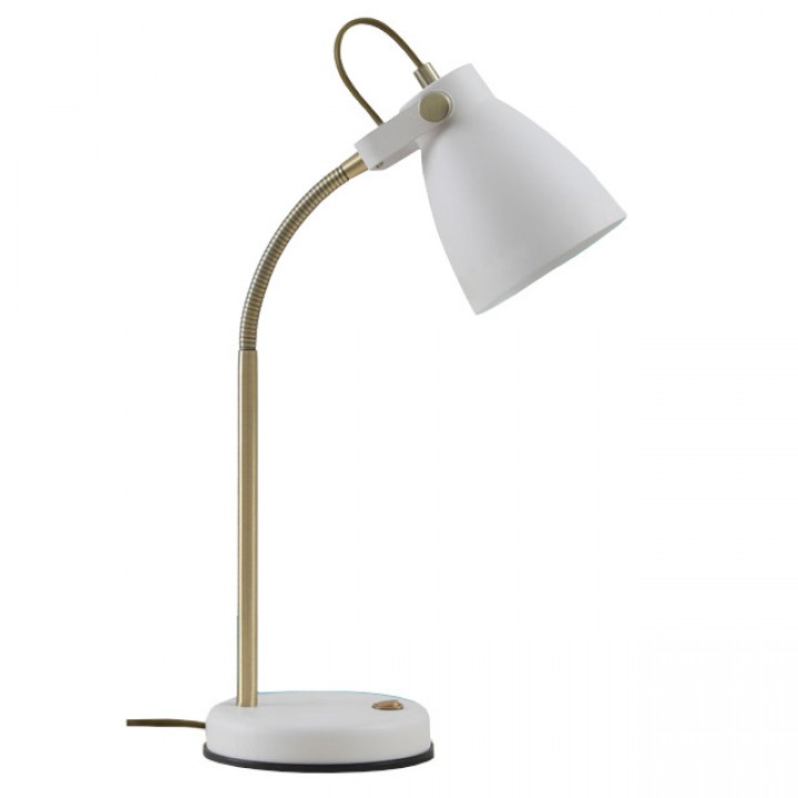 лампа настольная ARTSTYLE E27 60Вт металл белый