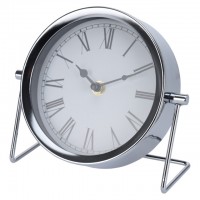 часы настольные KOOPMAN 180х70х160м серебро металл