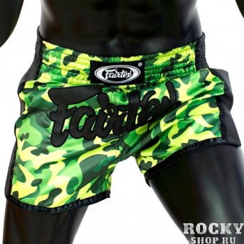 Шорты для тайского бокса FAIRTEX Green Camo Fairtex