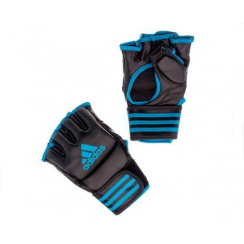 Перчатки для смешанных единоборств Competition Training черно-синие, черно-синие Adidas