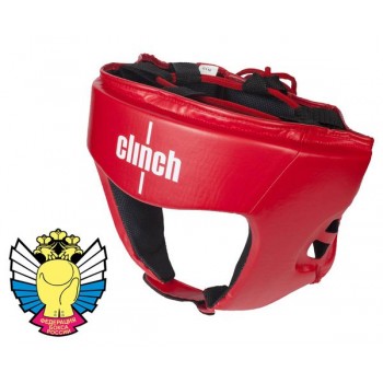 Шлем боксерский Clinch Olimp, красный Clinch Gear