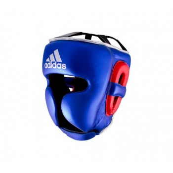 Шлем боксерский AdiStar Pro Metallic Headgear сине-красно-серебристый Adidas