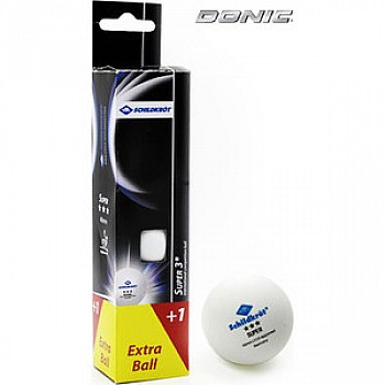 Мяч для настольного тенниса Donic-Schildkrot SUPER 3 (4 шт)