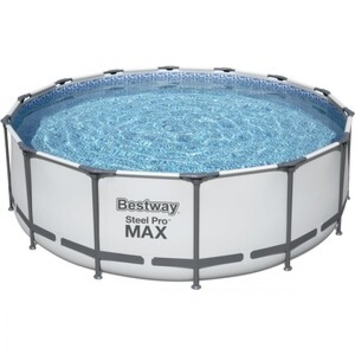 Каркасный бассейн Bestway 5612X BW Steel Pro Max 427х122см, 15232л, фил.-насос 3028л/ч, лестница, тент