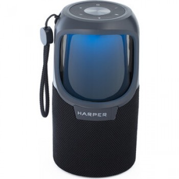 Портативная колонка HARPER PSL-021 (стерео, 10Вт, Bluetooth, 8 ч) черный