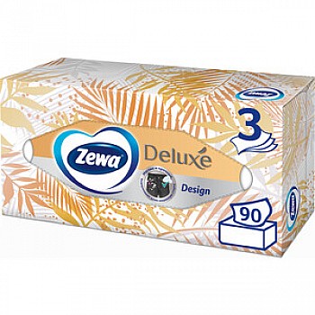 Салфетки бумажные Zewa Делюкс Дизайн 90 шт (28420)