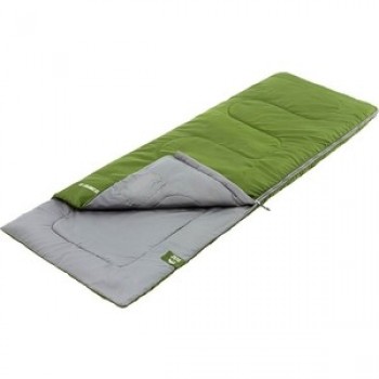 Спальный мешок Jungle Camp Ranger Comfort JR, с подголовником, левая молния, цвет зеленый 70916 (Детский)