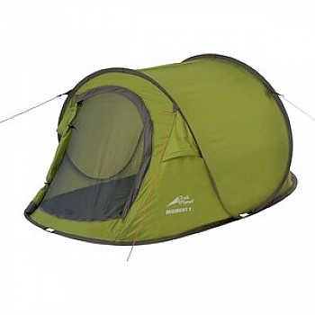 Палатка Jungle Camp Moment 2, быстросборная, зеленый (70801)
