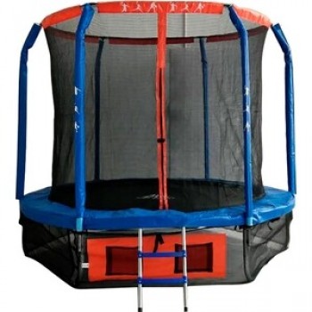 Батут DFC JUMP BASKET 12FT-JBSK-B внутр.сетка, лестница (366cм)