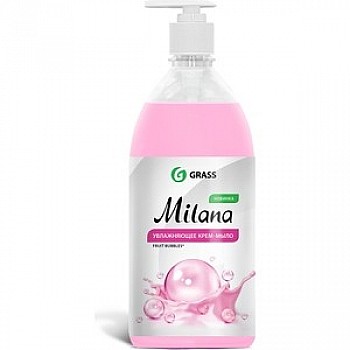 Жидкое крем-мыло GRASS ''Milana'' fruit bubbles, 1л