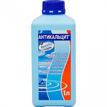 Жидкость для очистка стенок бассейна Маркопул Кемиклс Антикальцит М87, 1л бутылка