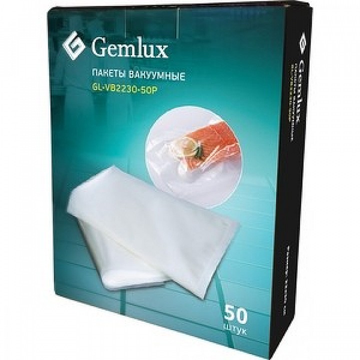 Пакеты для вакуумного упаковщика GEMLUX GL-VB2230-50P